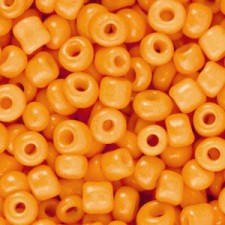 Seed beads 6/0 (4mm) Citrus orange